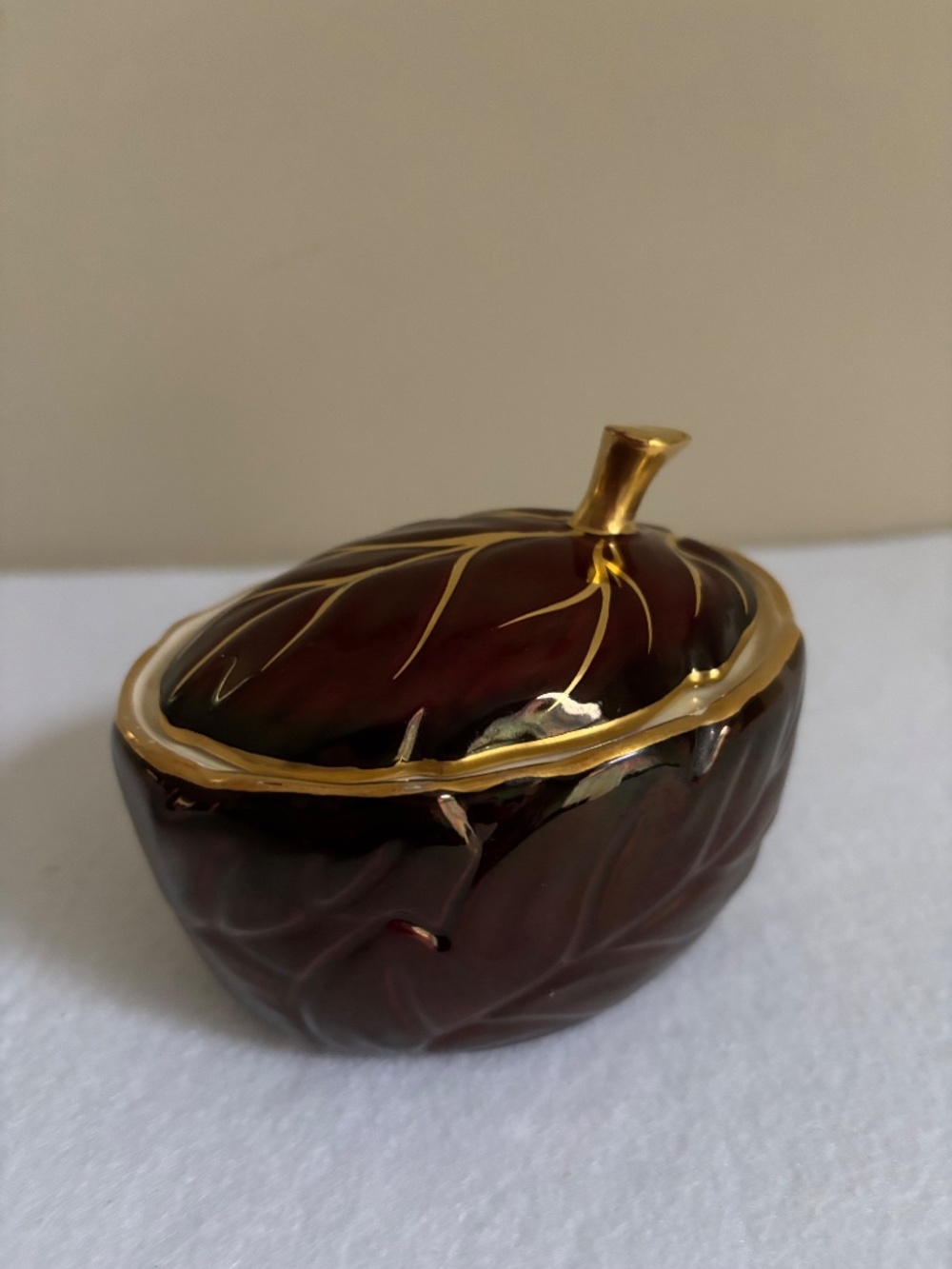 Carlton Ware Rouge Royale Jam Pot